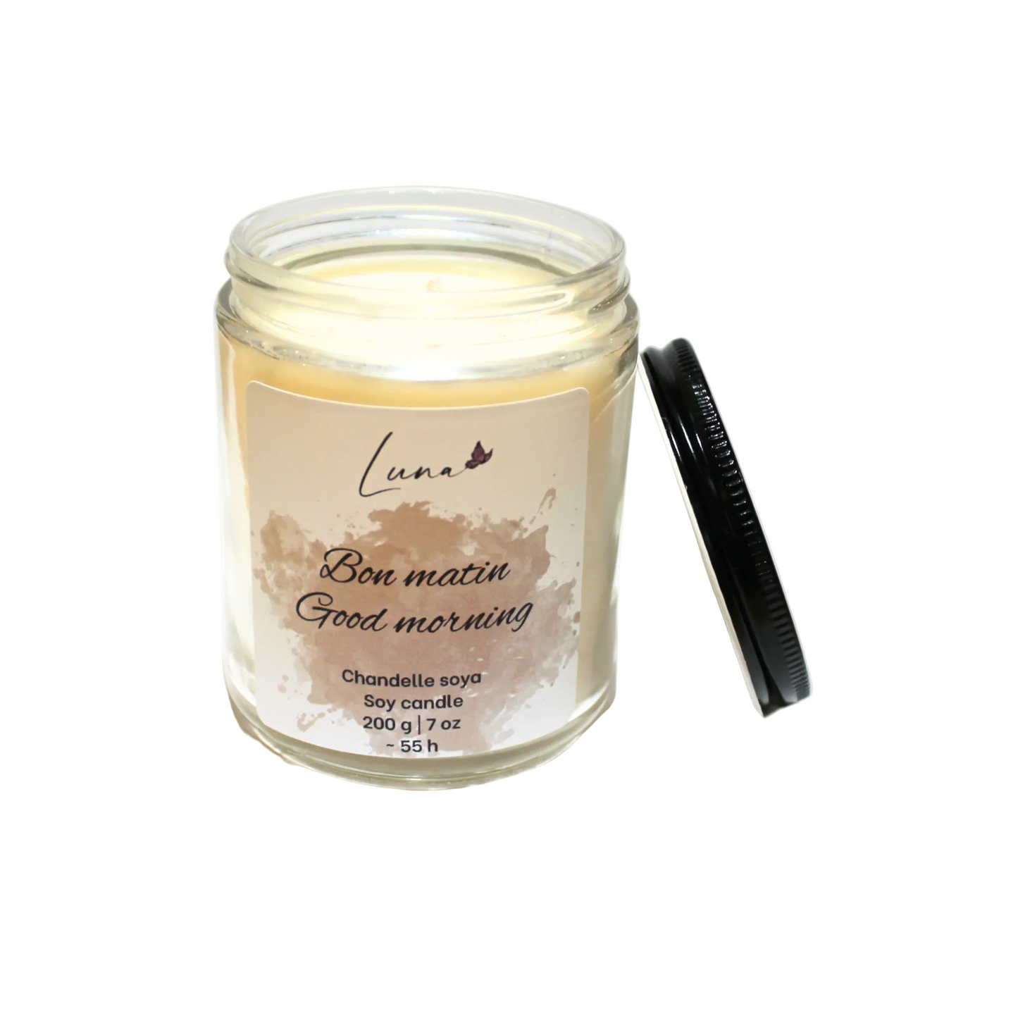 Bon Matin - Chandelle à la cire soya