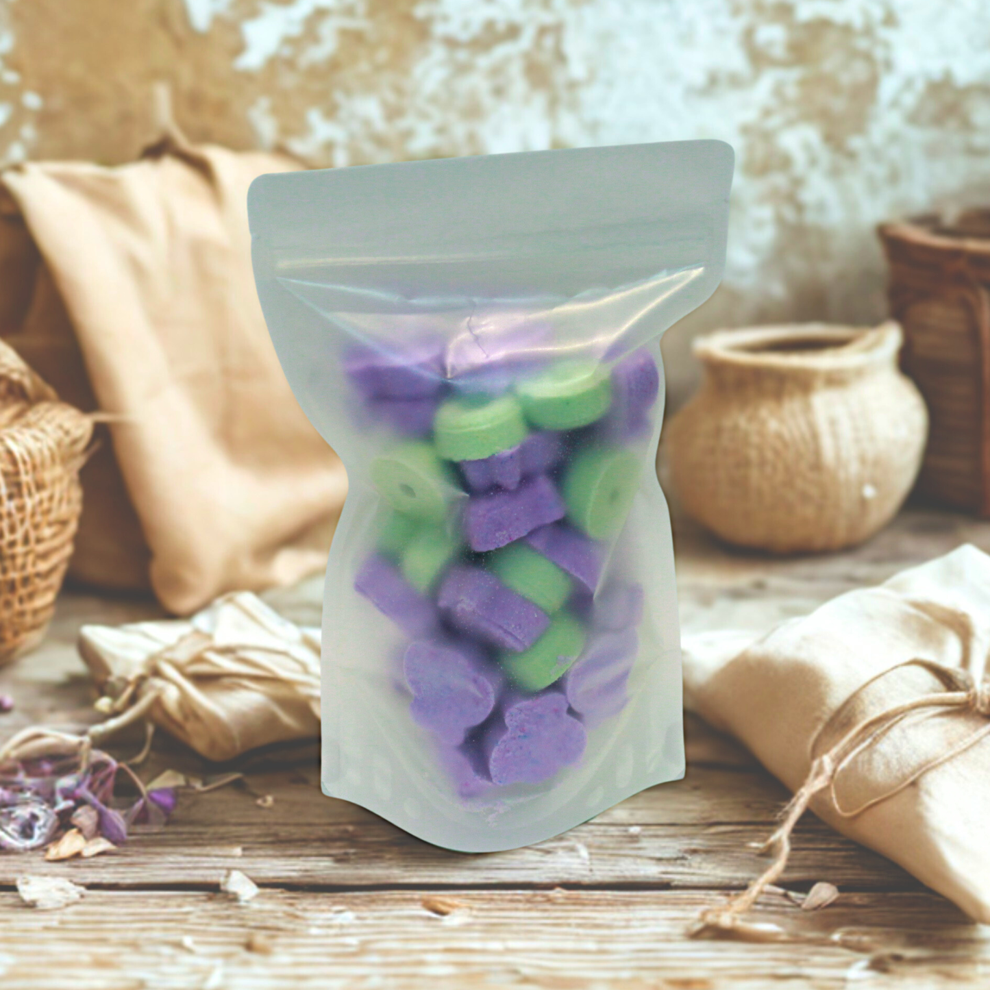 Bath Bomb Bag - Green Apple and Grape