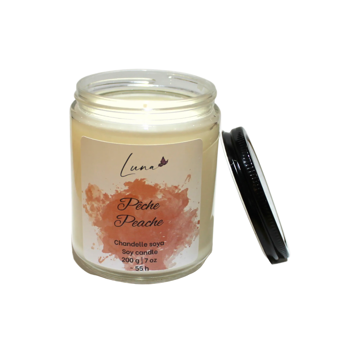 Peach - Soy wax candle