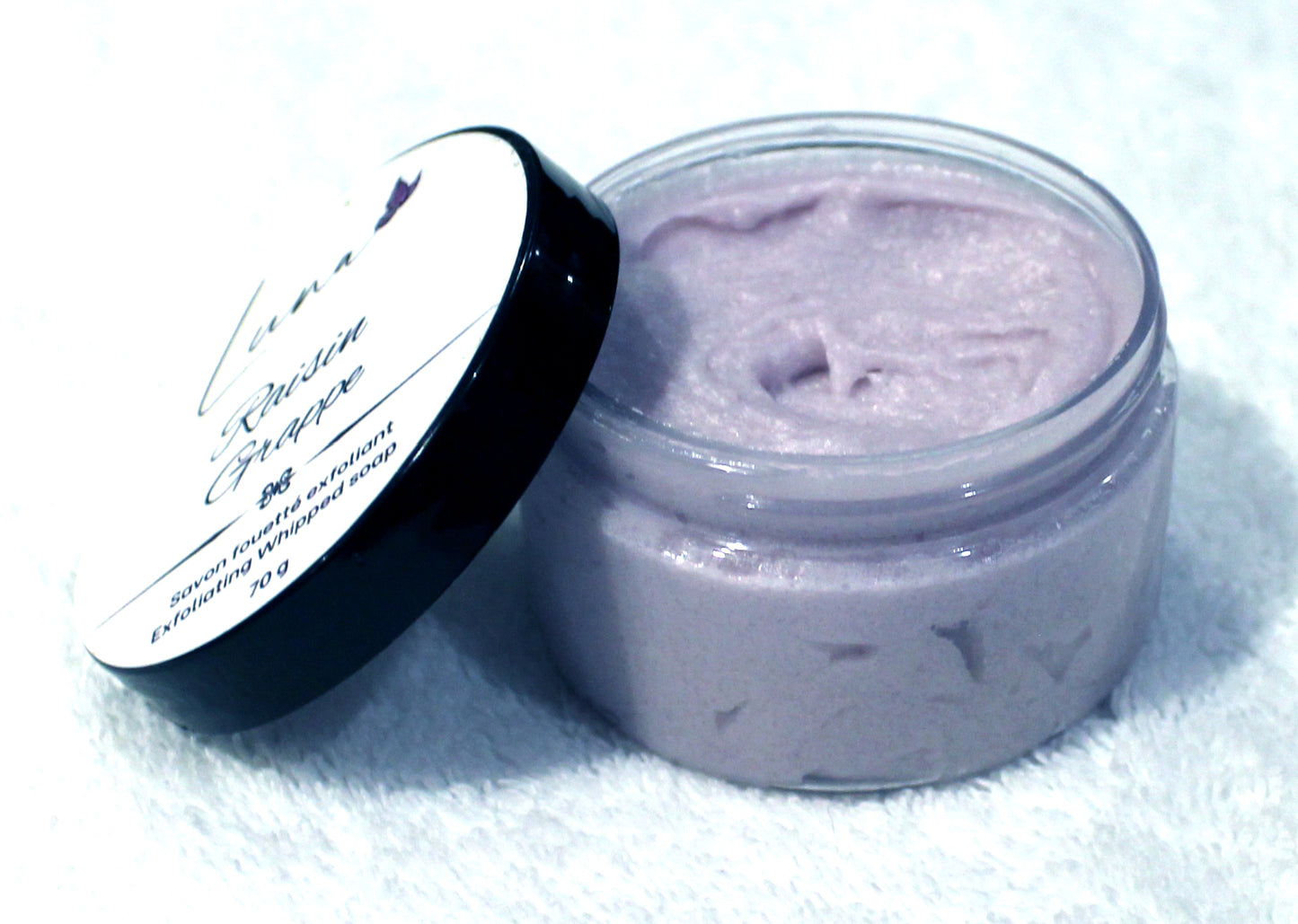 Raisin - savon Savon fouetté exfoliant léger