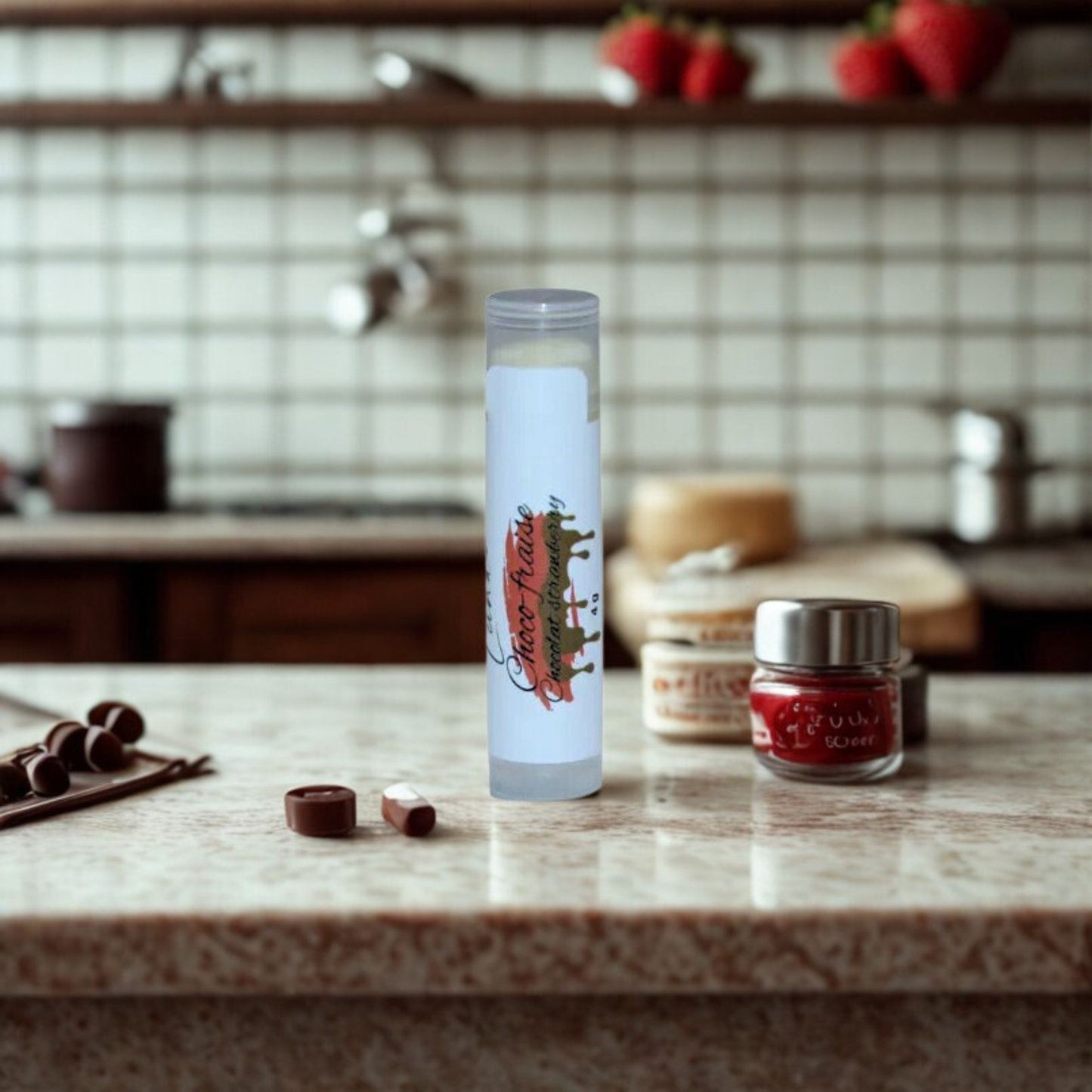 Chocolate and strawberry - Lip balm