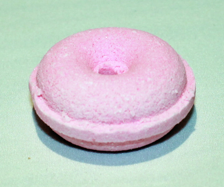 Melon donut bath bomb