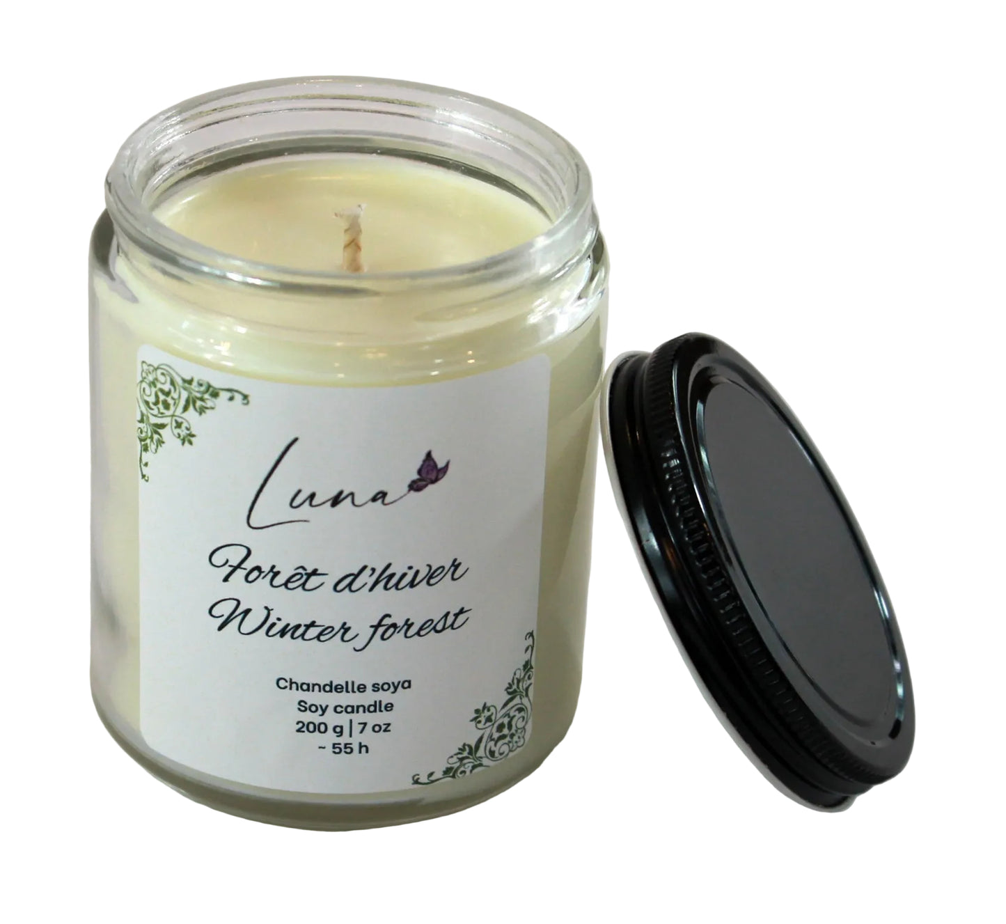 Forêt sereine - Chandelle à la cire soya