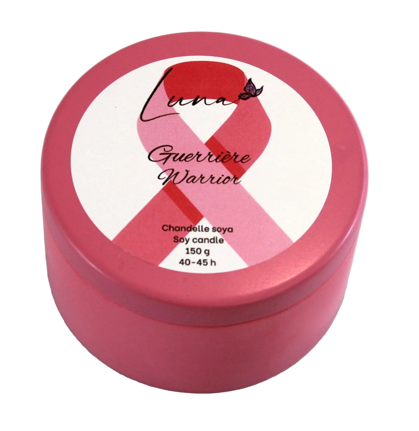 Guerrière - Chandelle à la cire soya