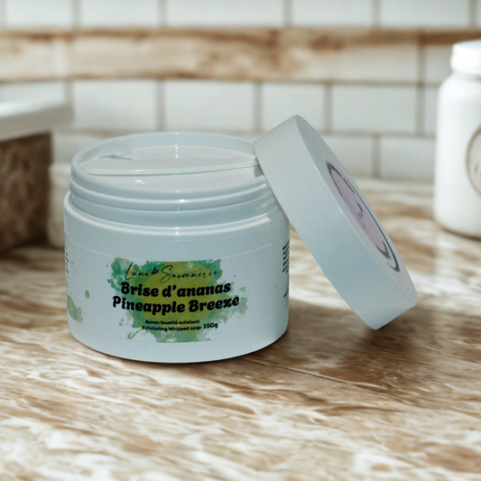 Brise d'ananas - Savon fouetté exfoliant Léger