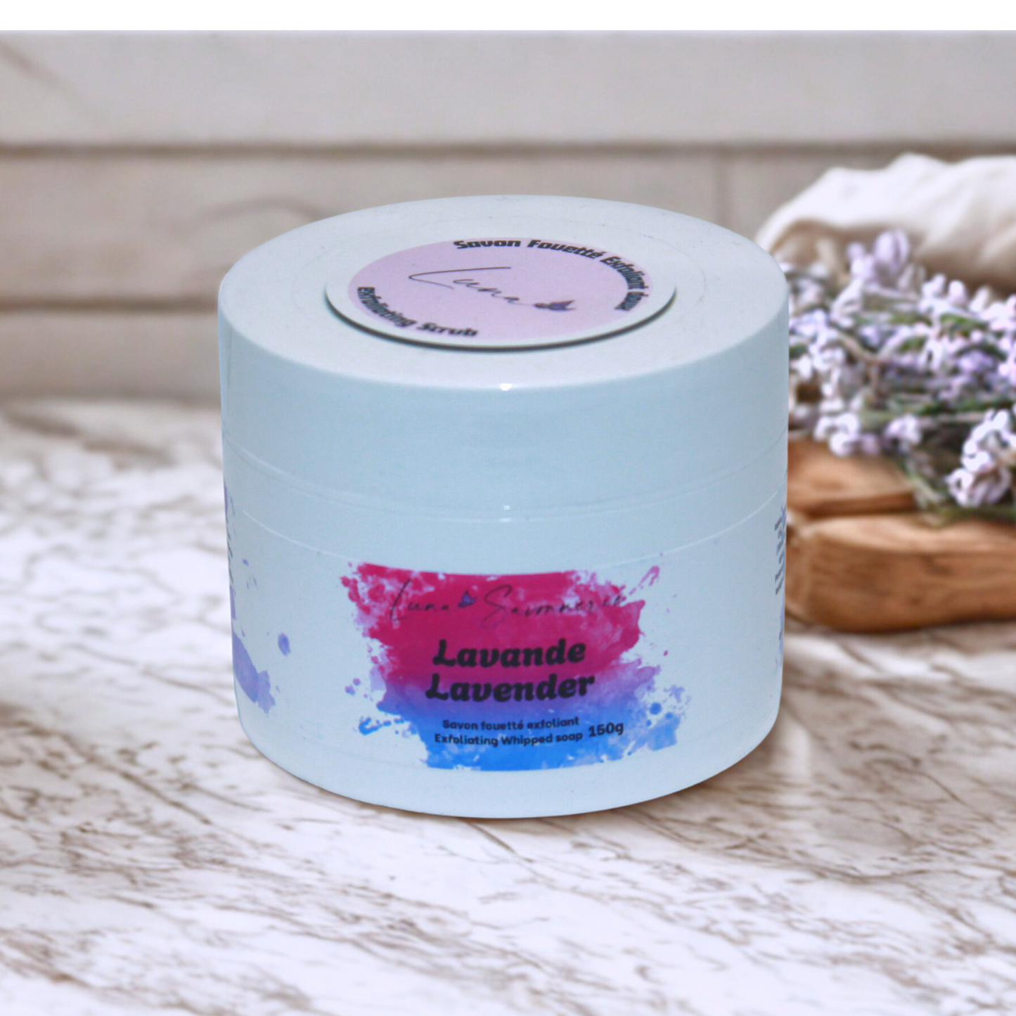 Lavender - Light Exfoliating Whipped Soap
